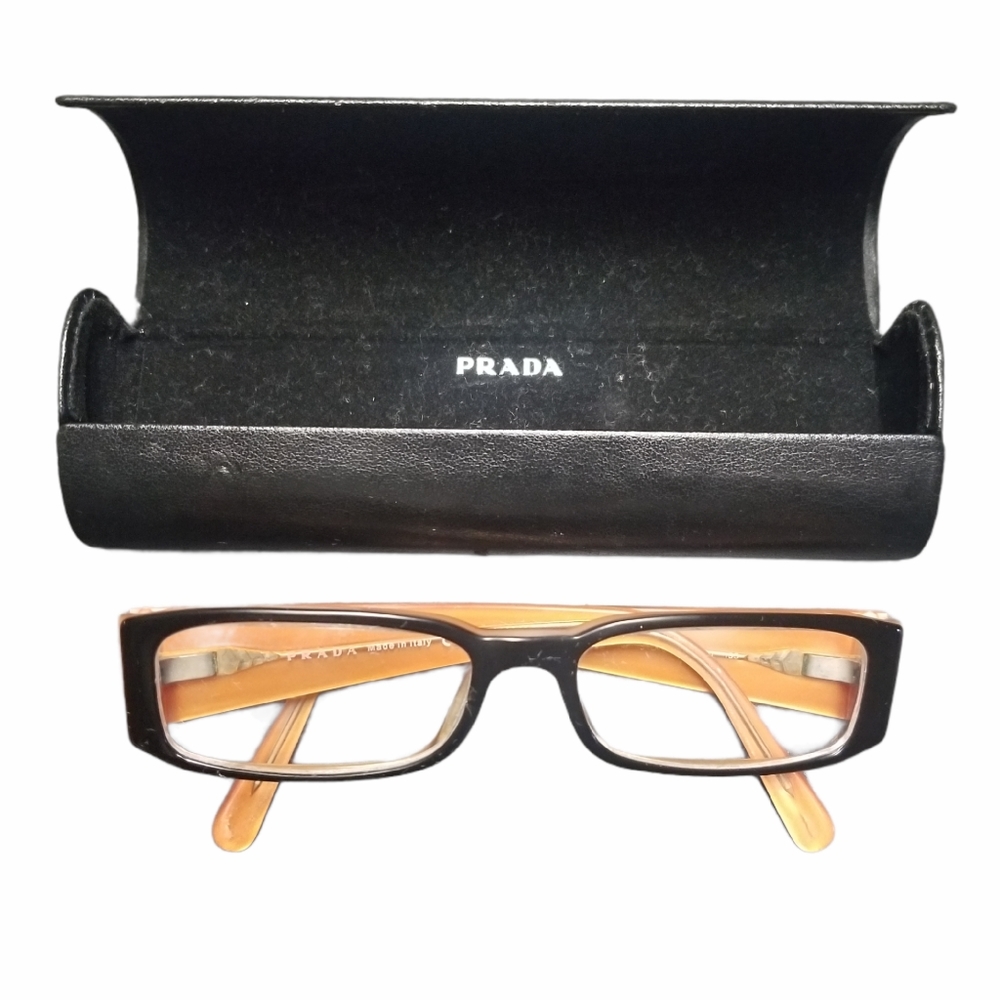 VTG Prada Eyeglasses Frame w/Case - Picture 4 of 10